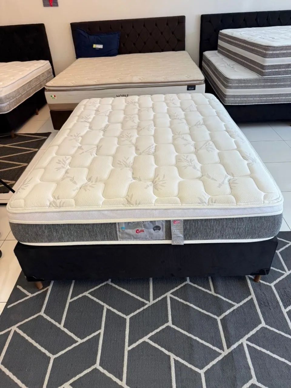Cama de Casal CASTOR COM COLCHÃO - Entrego! 