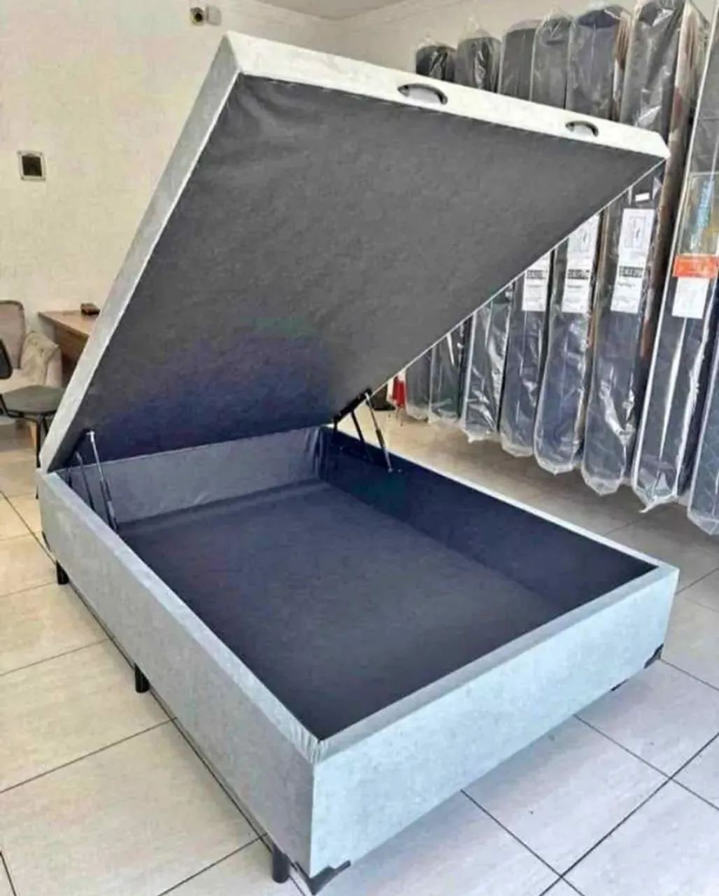 PROMOÇÃO ARRAIÁ - BOX BAÚ CASAL + FRETE GRÁTIS