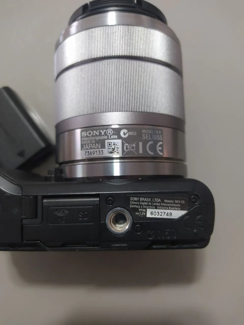 CÂMERA FOTOGRÁFICA SONY NEX C3 COM LENTE 18 55MM - Câmeras e