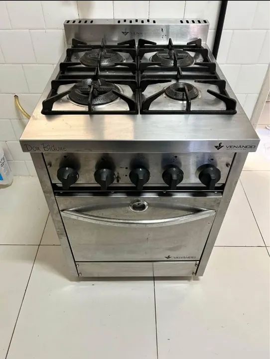 Fogão Industrial 4 Bocas Venancio Don Bidone