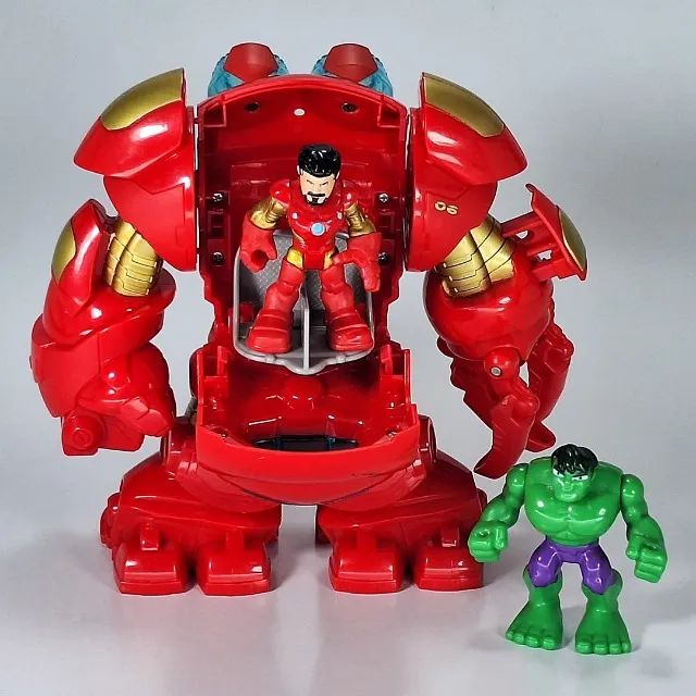 Hulkbuster Marvel Super Hero Adventures Playskool Hasbro (Usado) - Foto 2