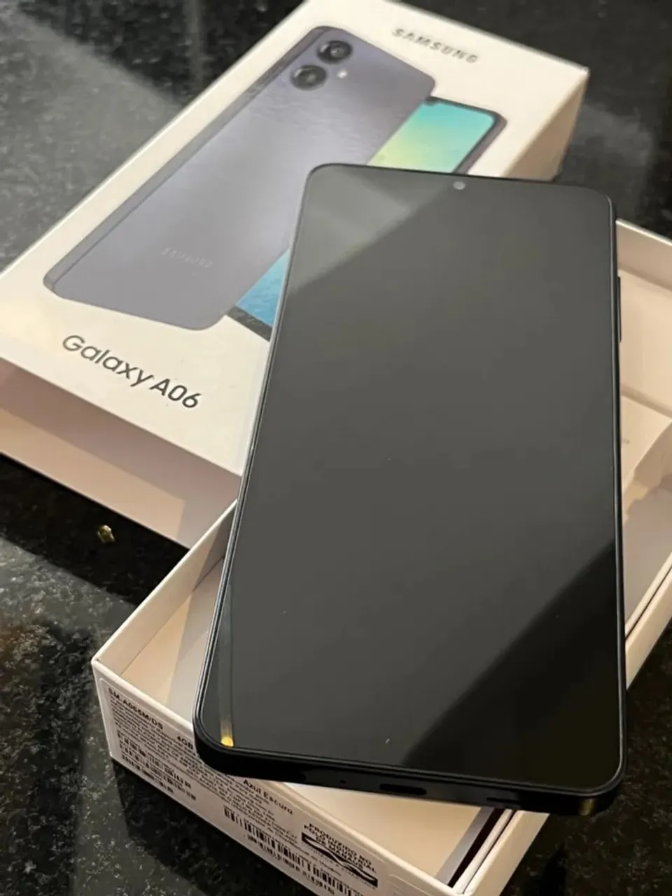 Galaxy A06 128GB Azul Escuro - Novo, com Garantia<br>