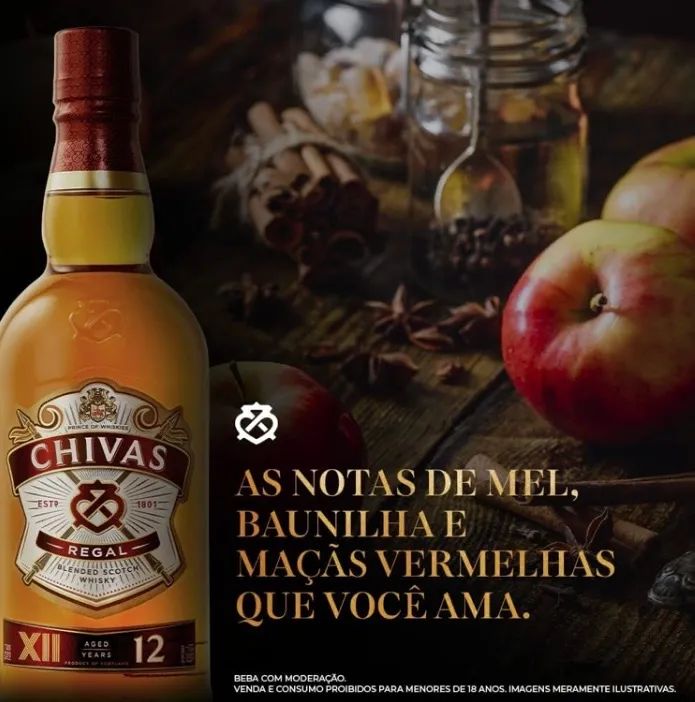 Whisky Chivas Regal 12 Anos - Garrafa de 1 litro - Foto 3