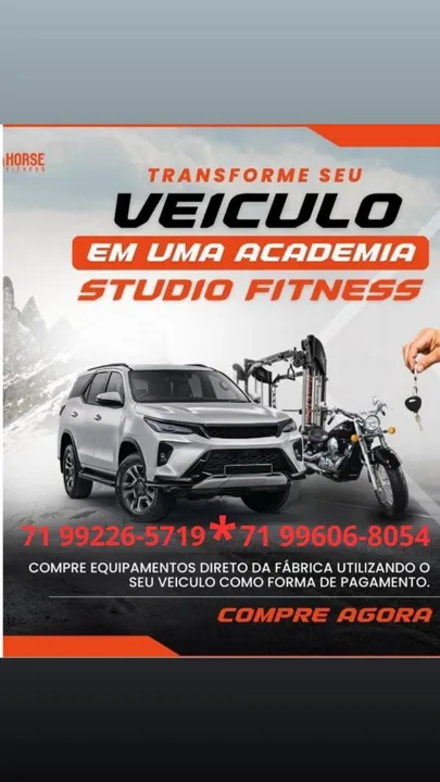 Transforme seu veículo em uma academia!