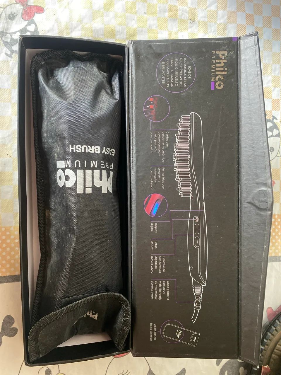 Escova elétrica alisadora  Philco Premium Easy Brush - Foto 3