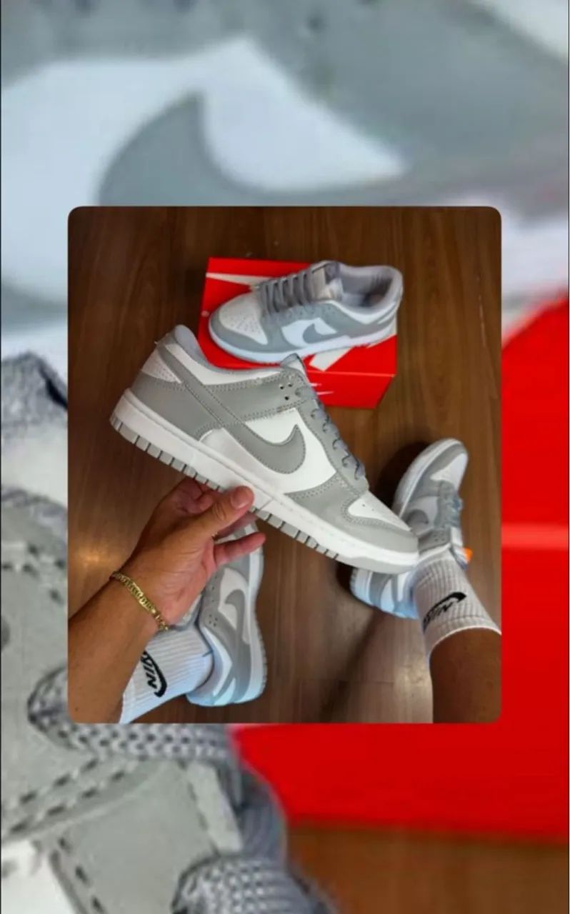 Nike Dunk Low Black White - Foto 2