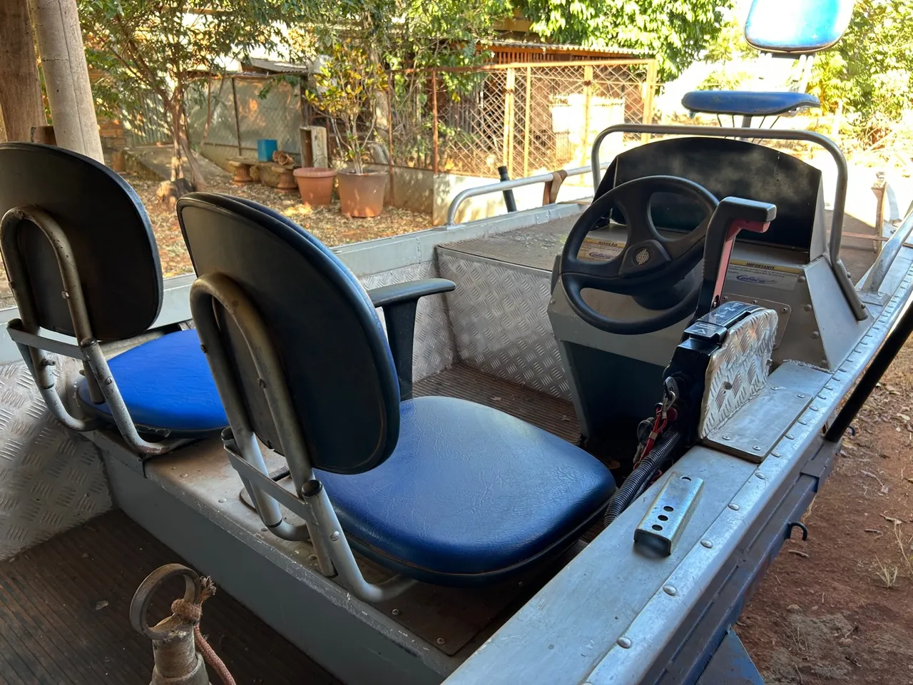 Barco 6m calaça + Carreta trucada com 6 pneus novos