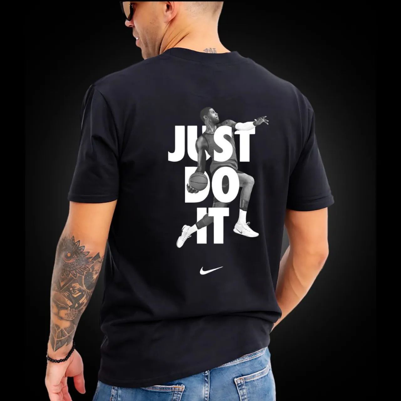 Camiseta oversize G Just do it fio 30.1 algodao