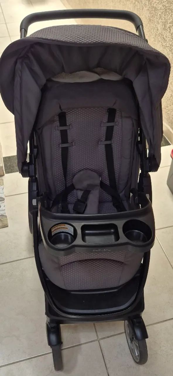 Carrinho de bebê Chicco + bebê conforto com base isofix  - Foto 3
