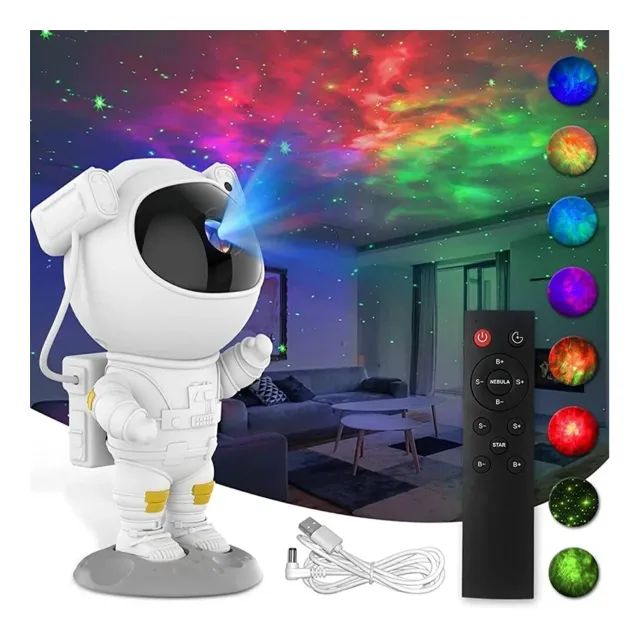 Projetor Astronauta Nebulosa + Controle64396801038851120