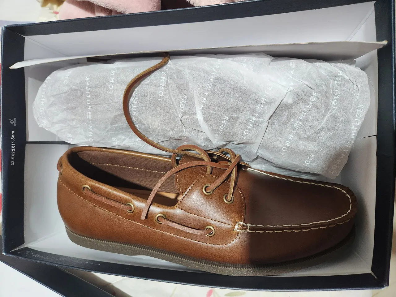 Sapato couro Mocassim Marrom Tommy Hilfiger