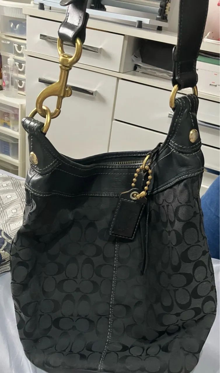 Bolsa Coach Original Preta - Foto 2