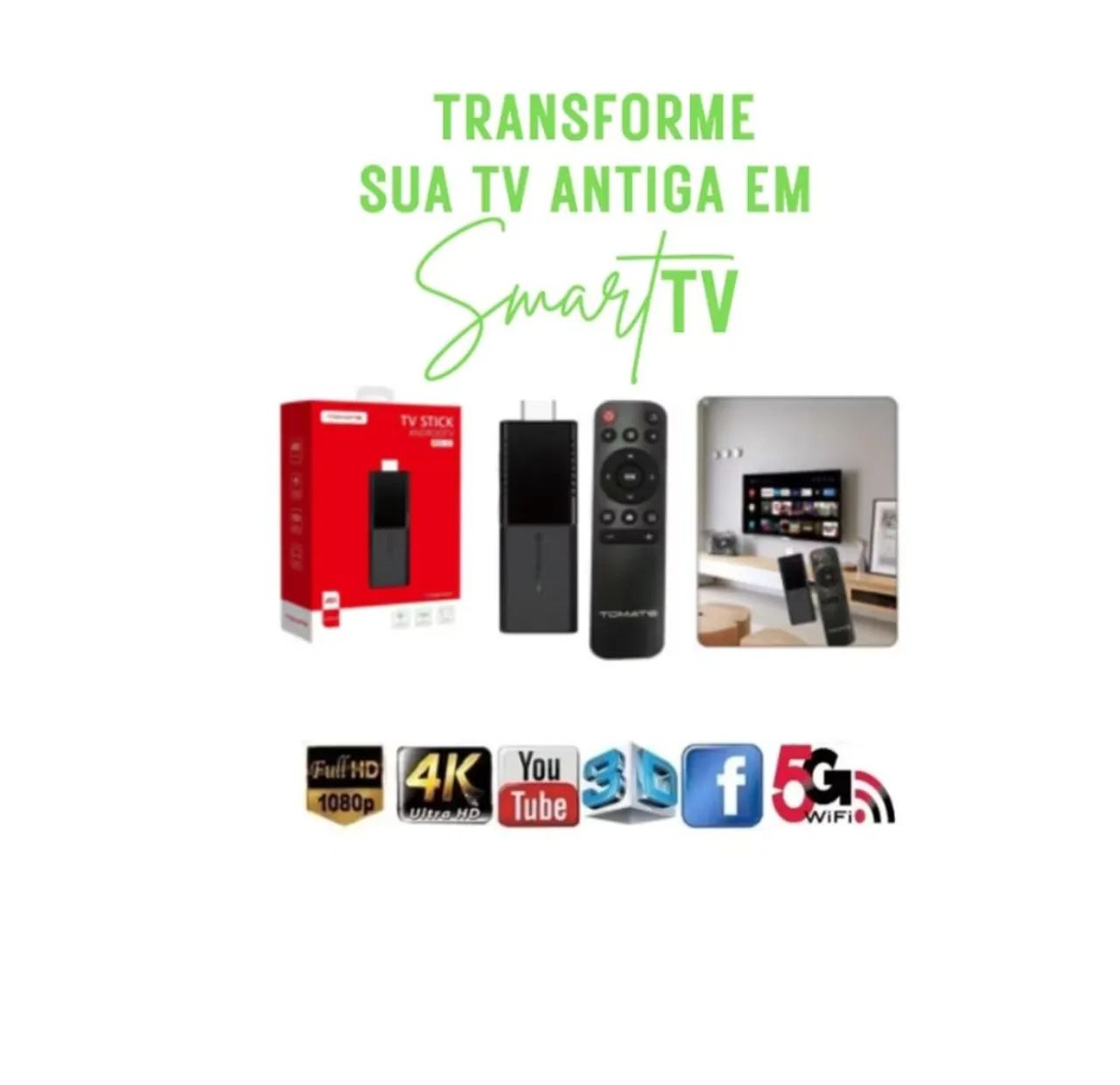 Tv stick tomate Android tv 4k - Foto 2