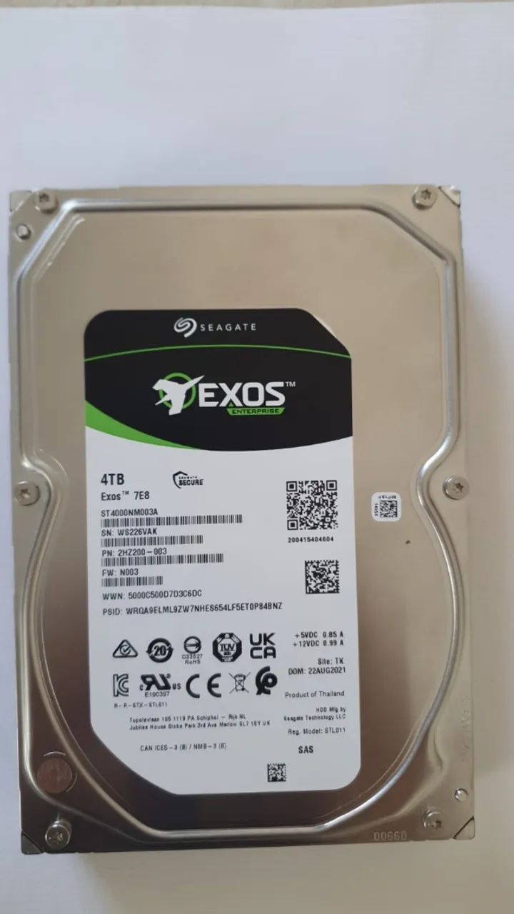 Disco Rigido 4 Tb Seagate Exos 7E8 Enterprise Sas St4000nm003a - Foto 2