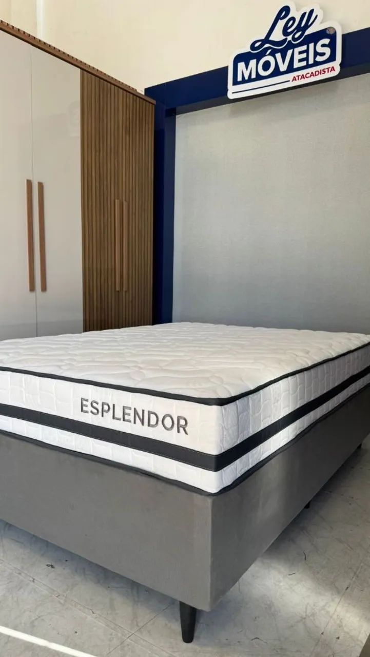 Cama esplendor casal _ Brinde travesseiros! - Foto 2