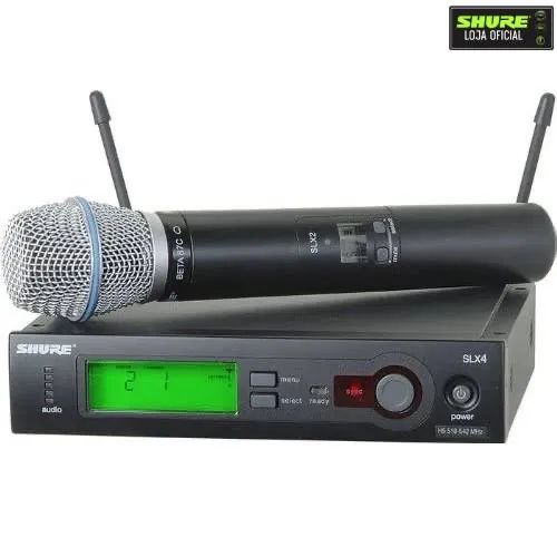 Shure slx24 sem fio - Usado