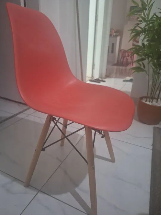 Cadeira de Escritório Vermelha - Foto 2