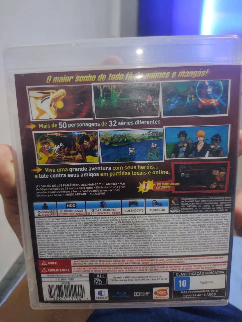 J-stars victory vs ps3 original relíquia. - Jogos de Vídeo Game
