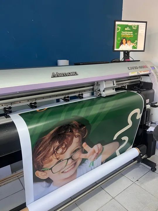 Impressora Plotter minaki CjV imprime e corta - Foto 4