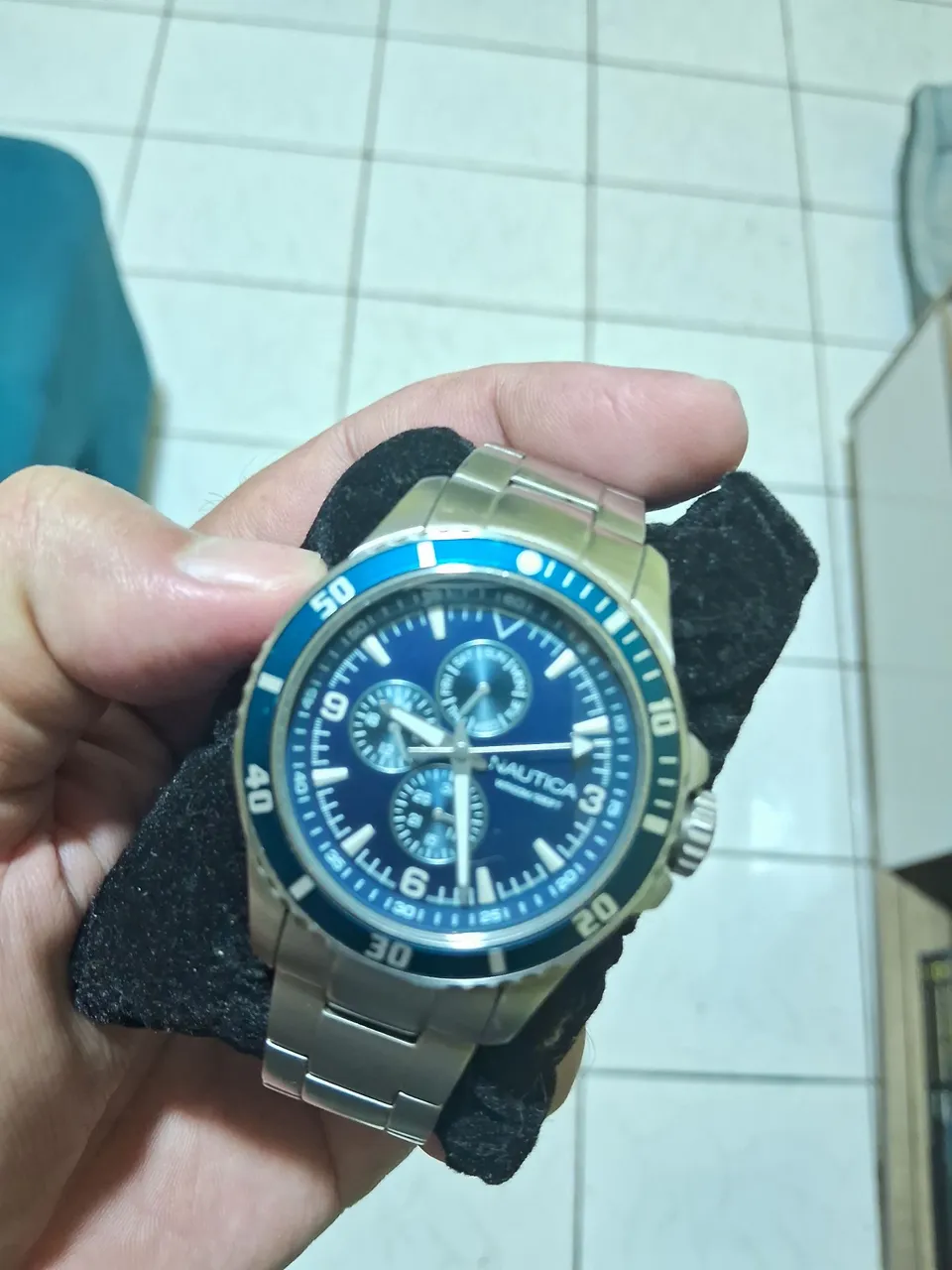 Relógio Nautica Masculino Azul