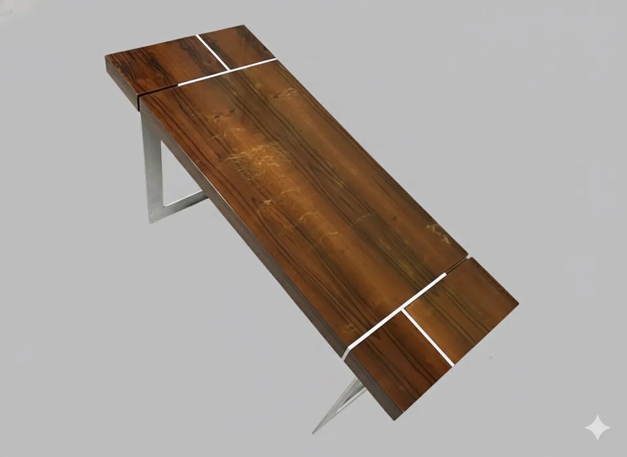 Aparador em Madeira e Aço - Foto 2