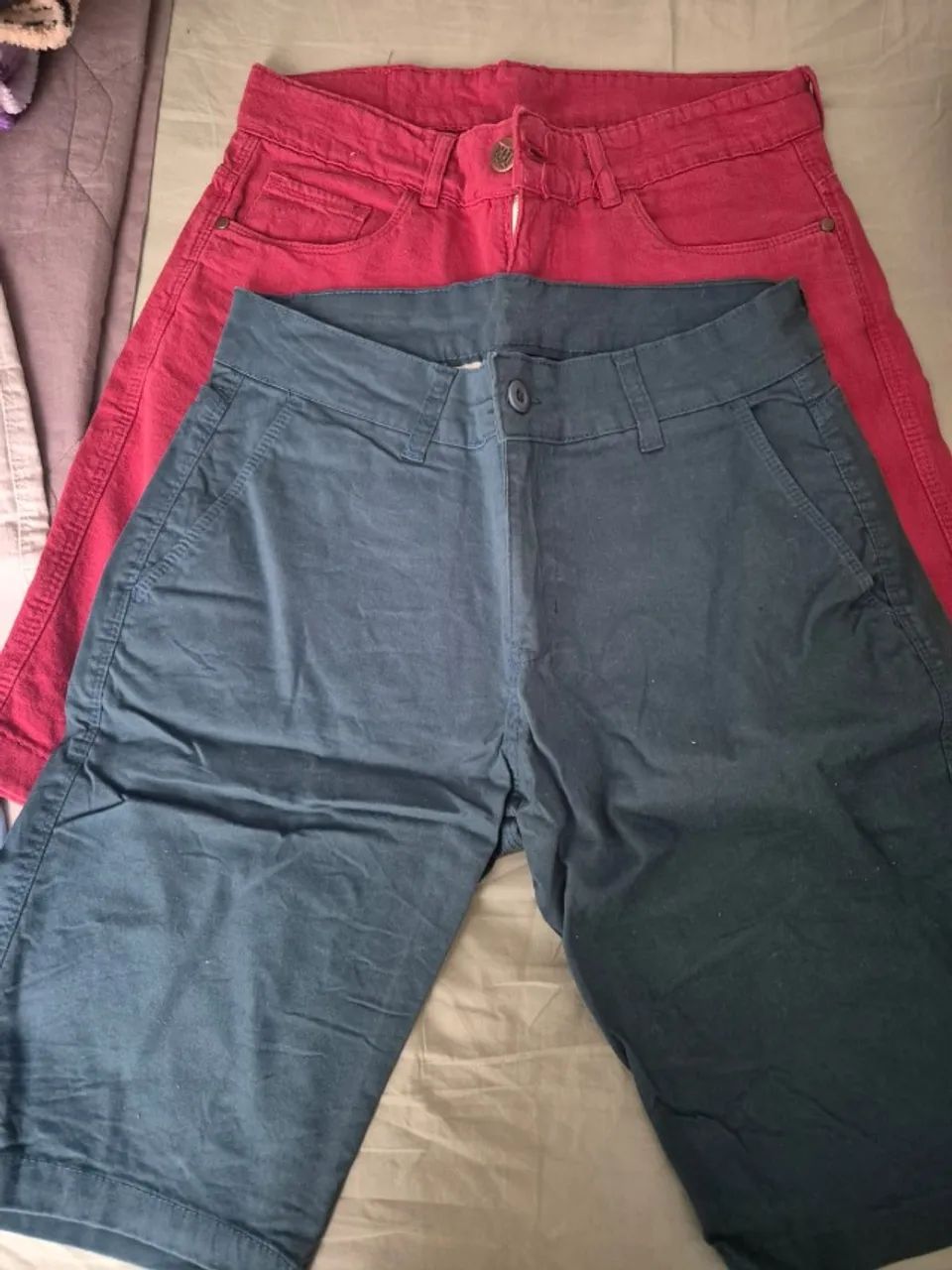 Bermudas de Sarja Bivik / 3 camisetas - Foto 4