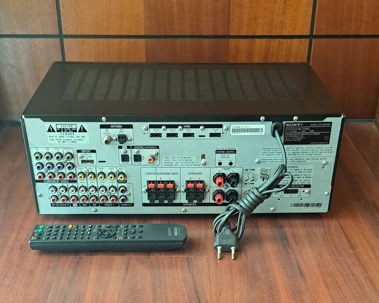 Receiver Sony Muteki 7.2 Hdmi Digital ( STR-KM7600 ) - Excelente - Foto 2