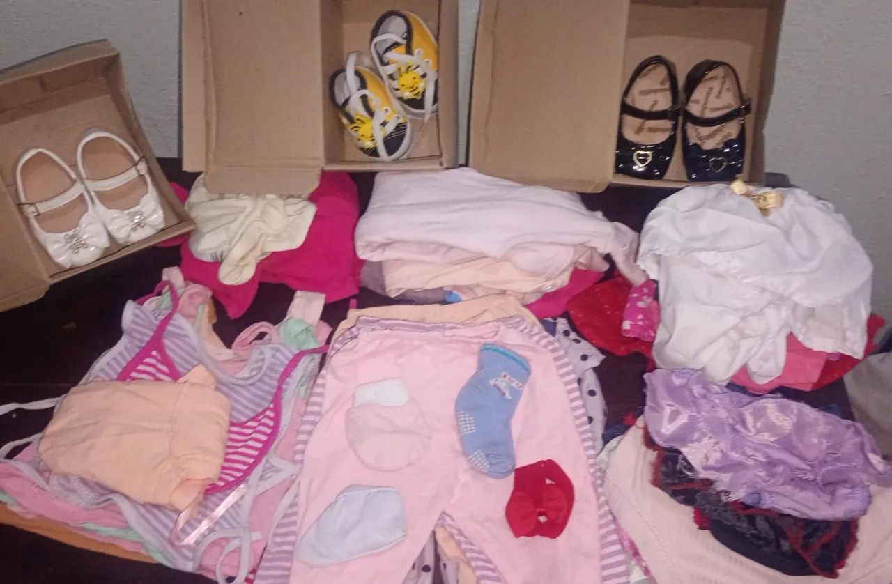 Roupas e causados 