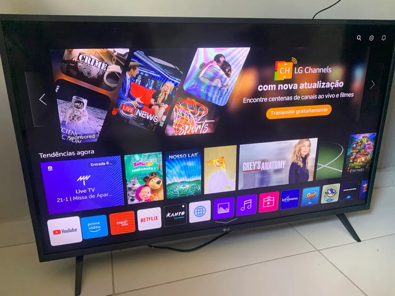 Tv smart LG 43 Bluetooth