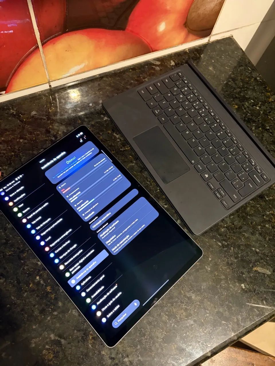 Galaxy Tab S10+ 512GB com Capa Teclado Original e S Pen, com nota fiscal - Foto 4