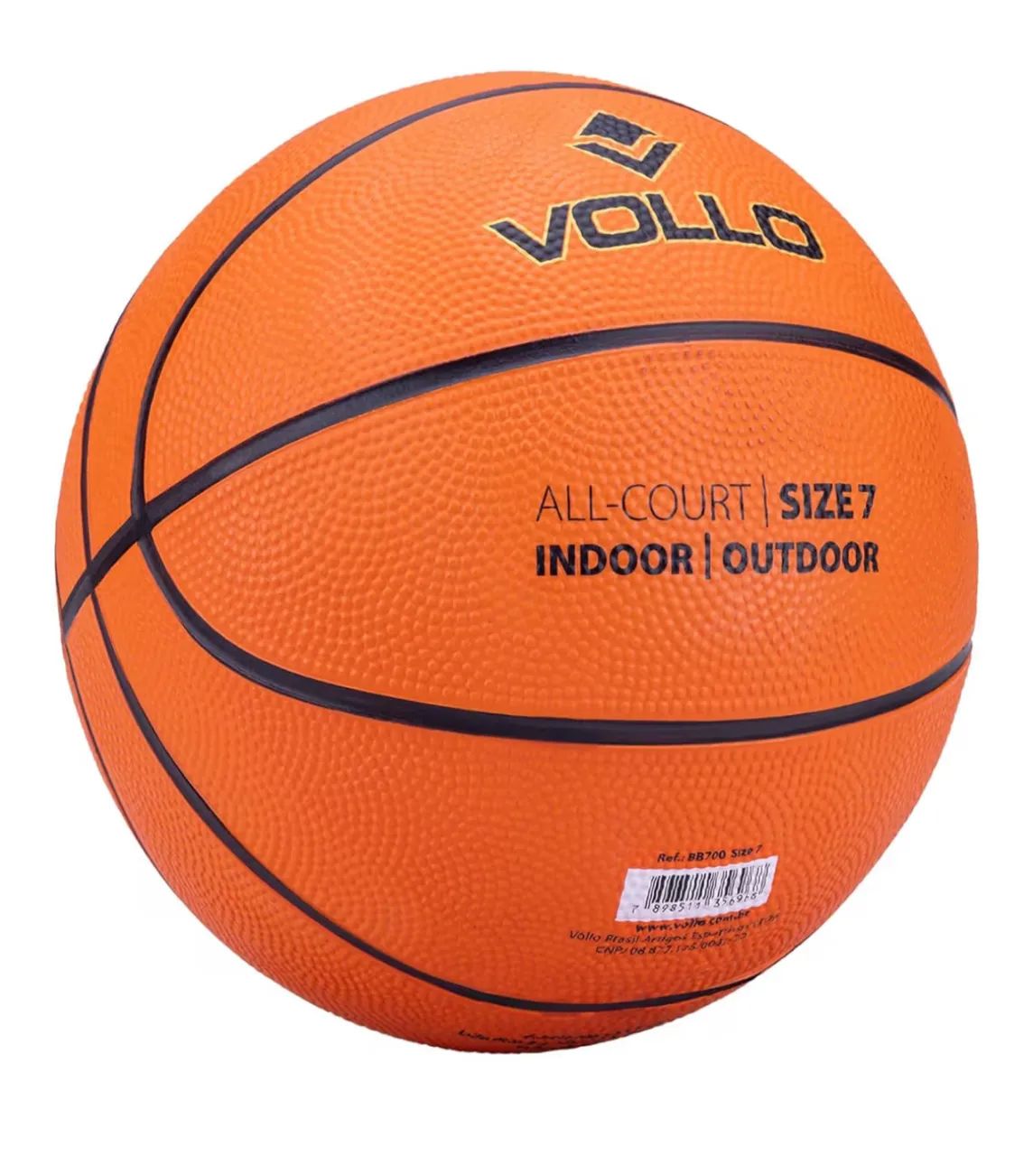 Bola de Basquete Vollo Oficial tamanho 7 Lacrada 