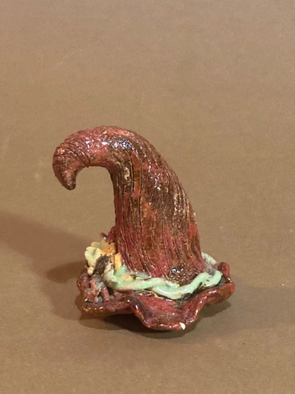 Chapéuzinho de Bruxa bibelô decoração lindo vintage antigo antiquário miniatura coleção - Foto 2