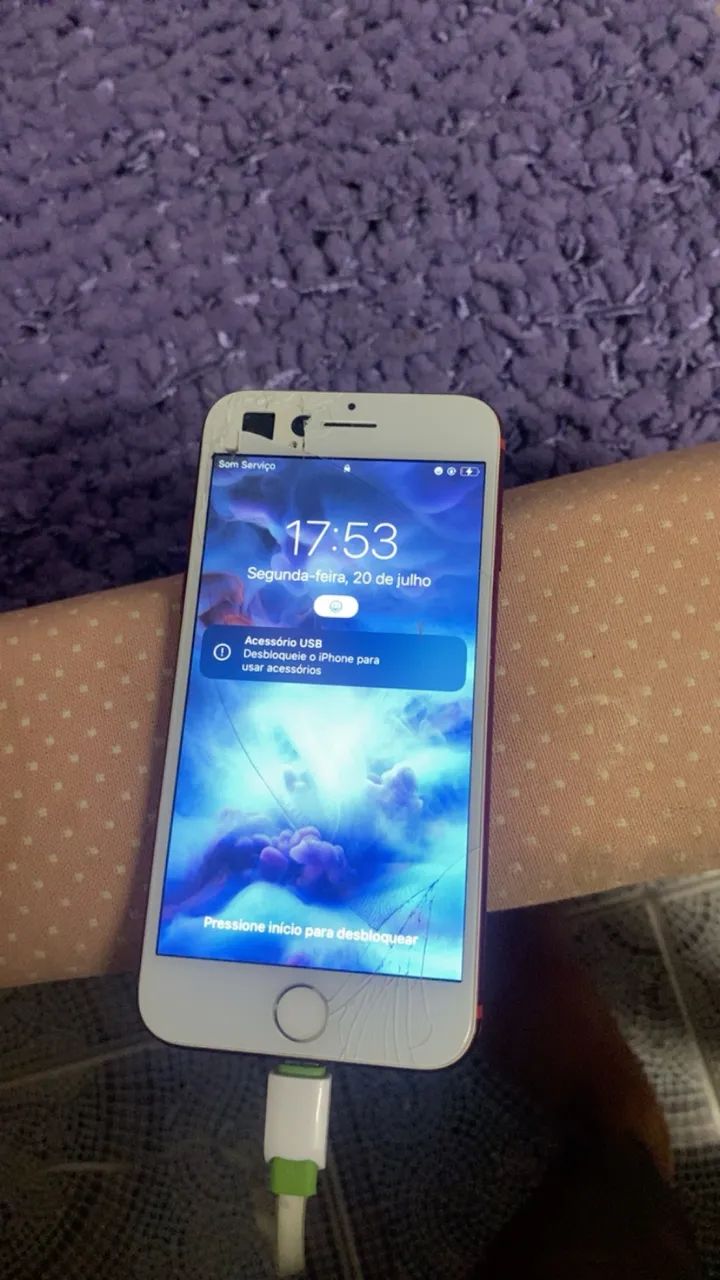 Celular iponhe 7 tela quebrada 