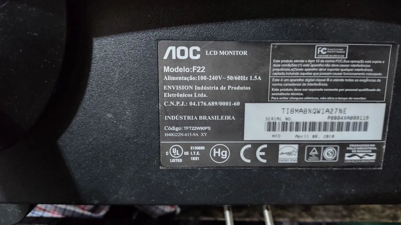 Monitor F22 LCD  - Foto 4