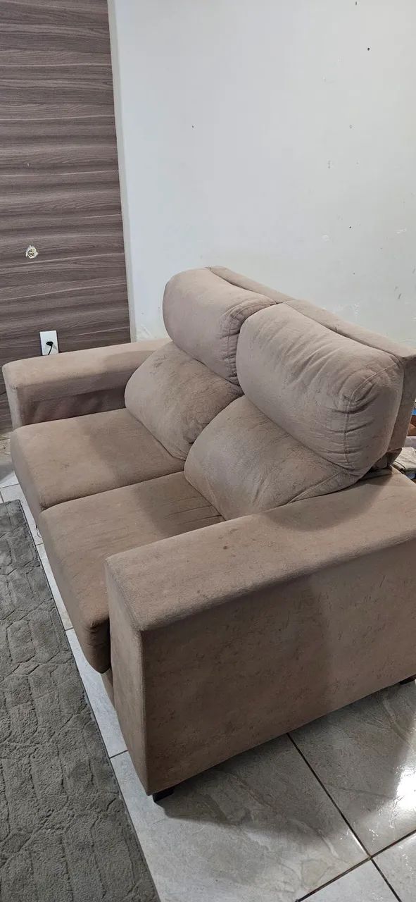 Sofá 2 lugares retrátil e reclinavel - Foto 3