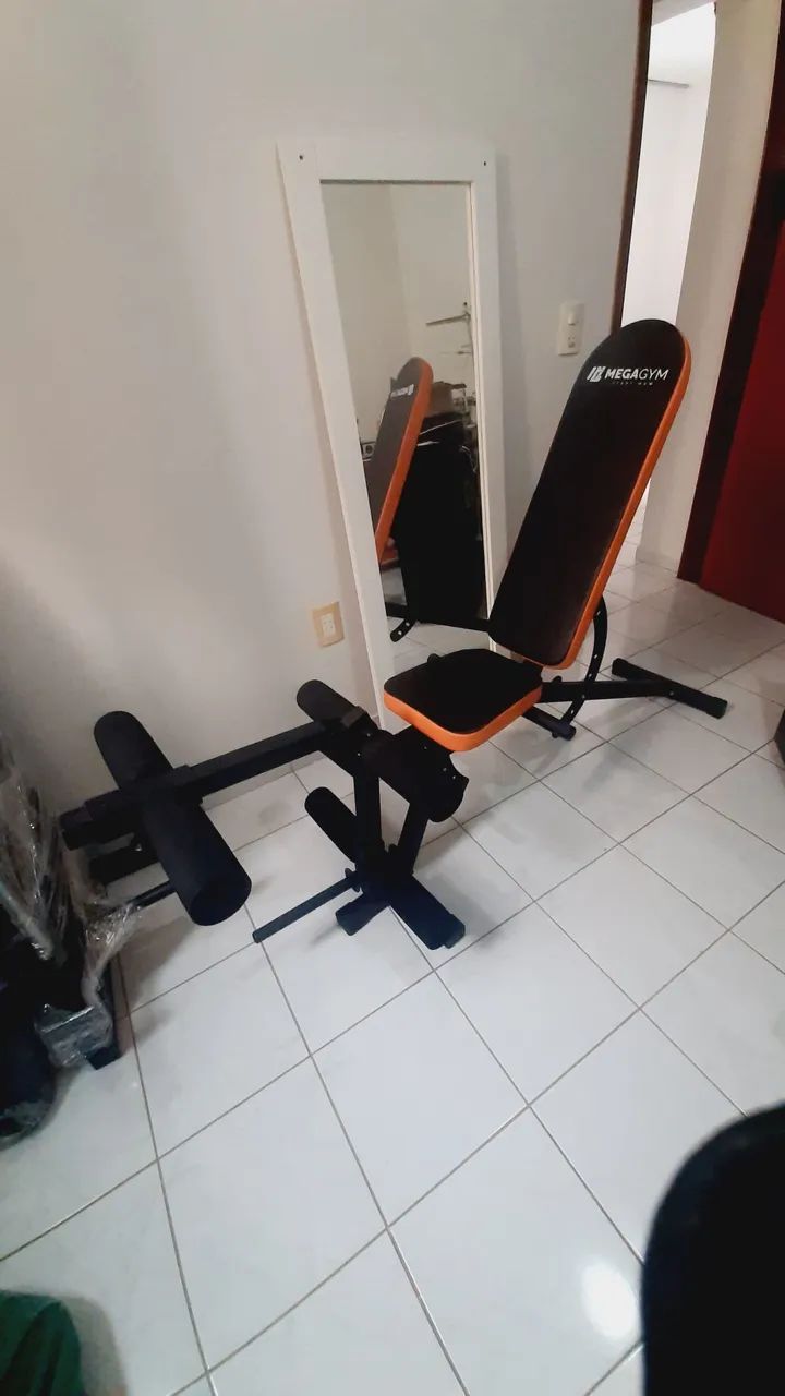 Banco Para Musculação com Cadeira Extensora