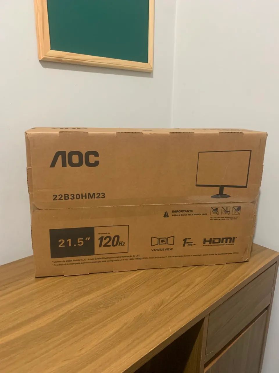 Monitor AOC 120hz, 21 pol - NOVO NA CAIXA - Foto 4