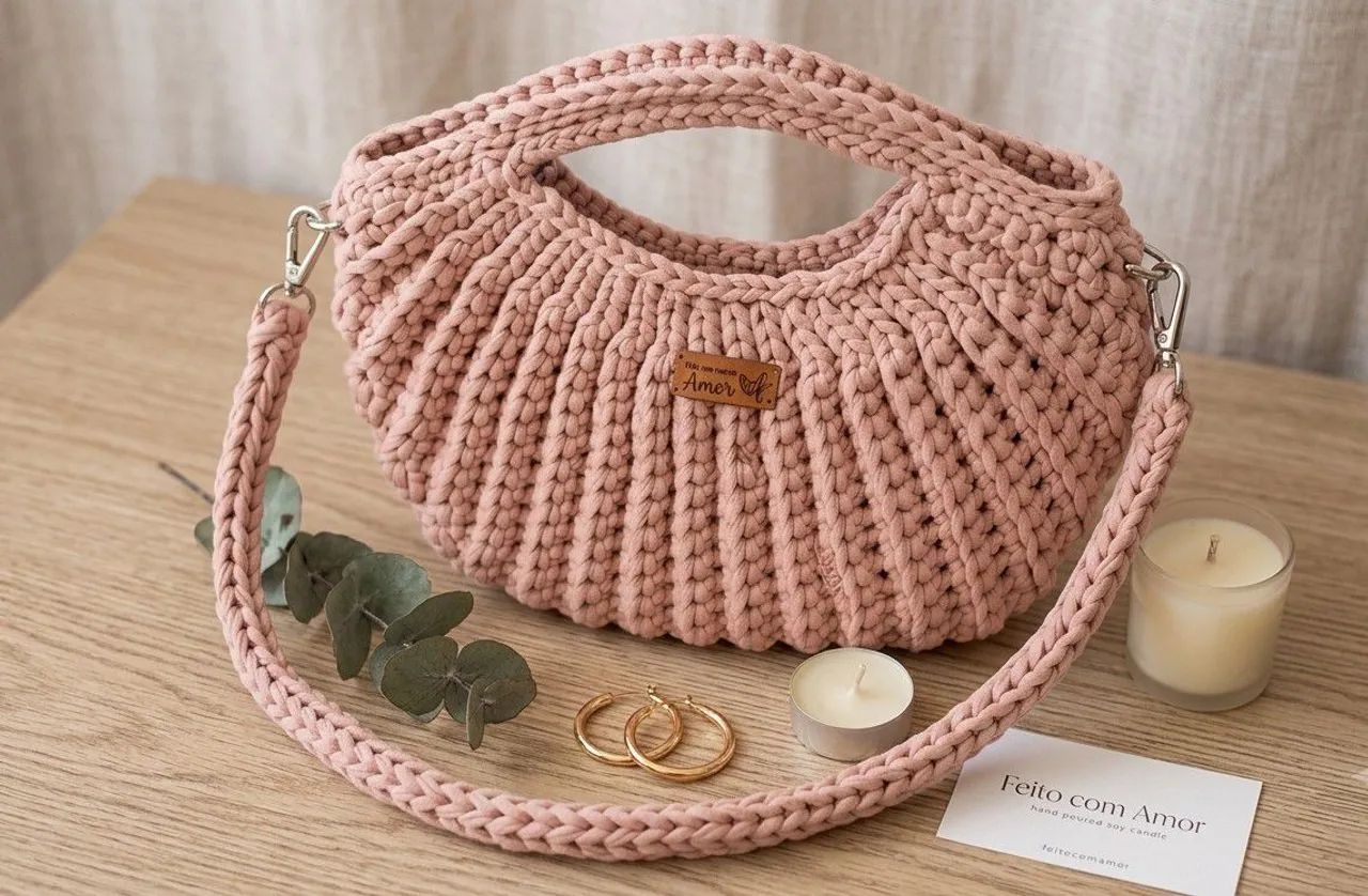 Bolsas de crochê  - Foto 2