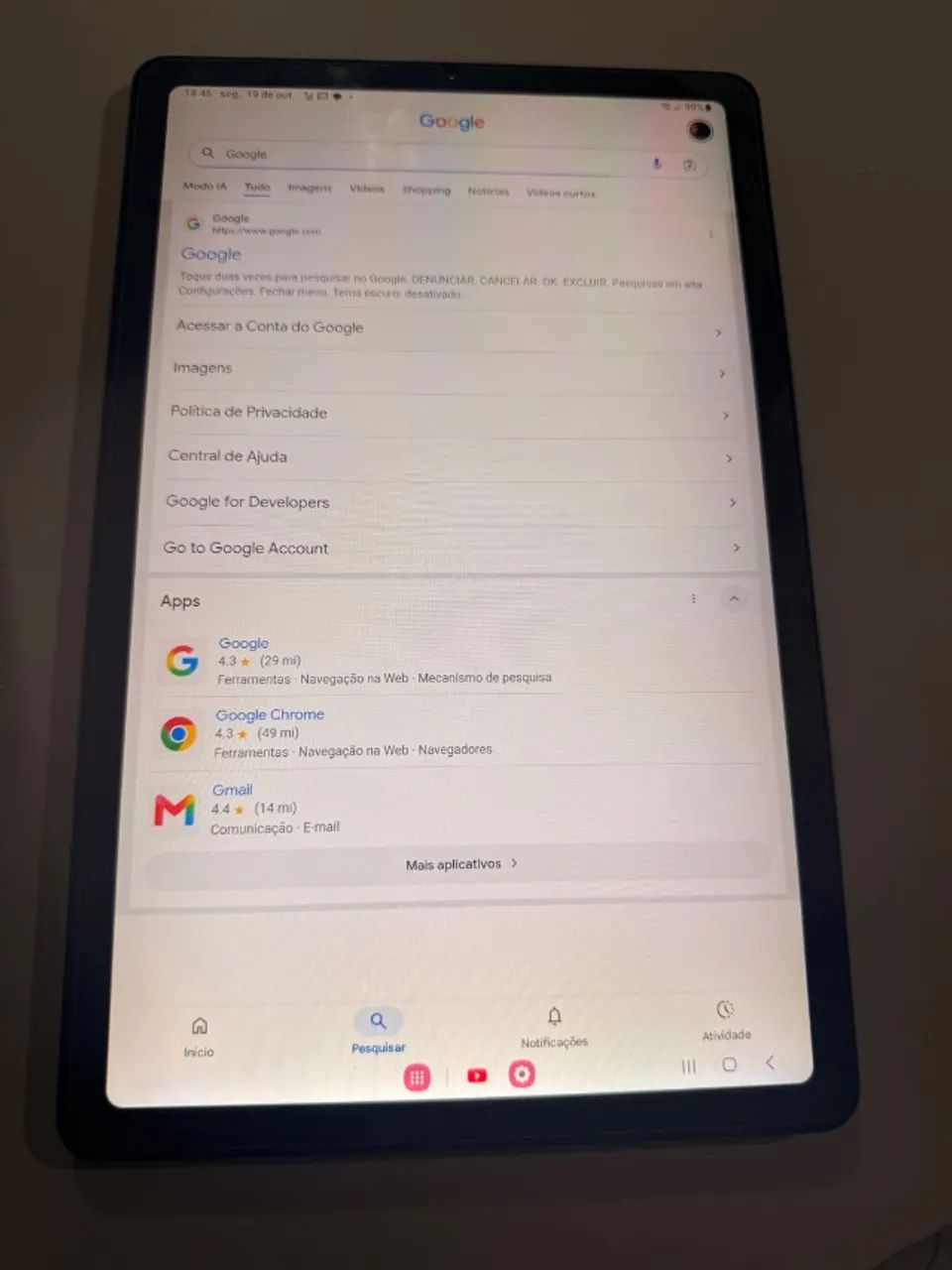 Tablet SM P 619