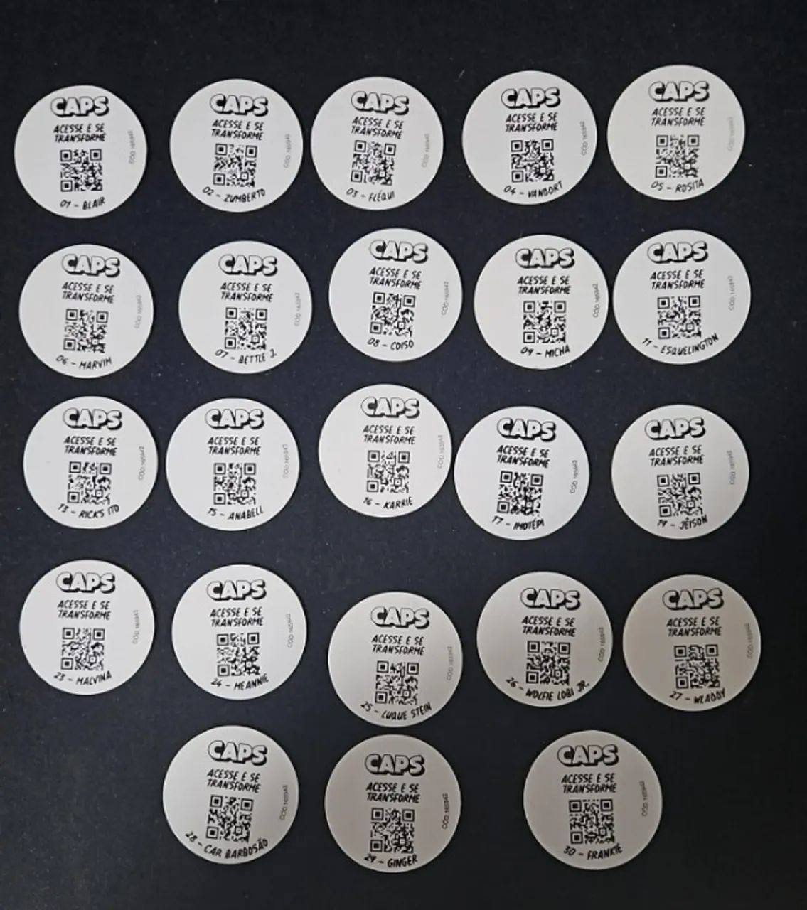 Lote 23/30 tazos Buzzy Caps - Foto 2