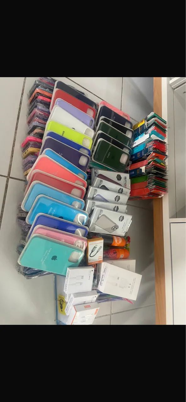 Capas e películas para celulares 
