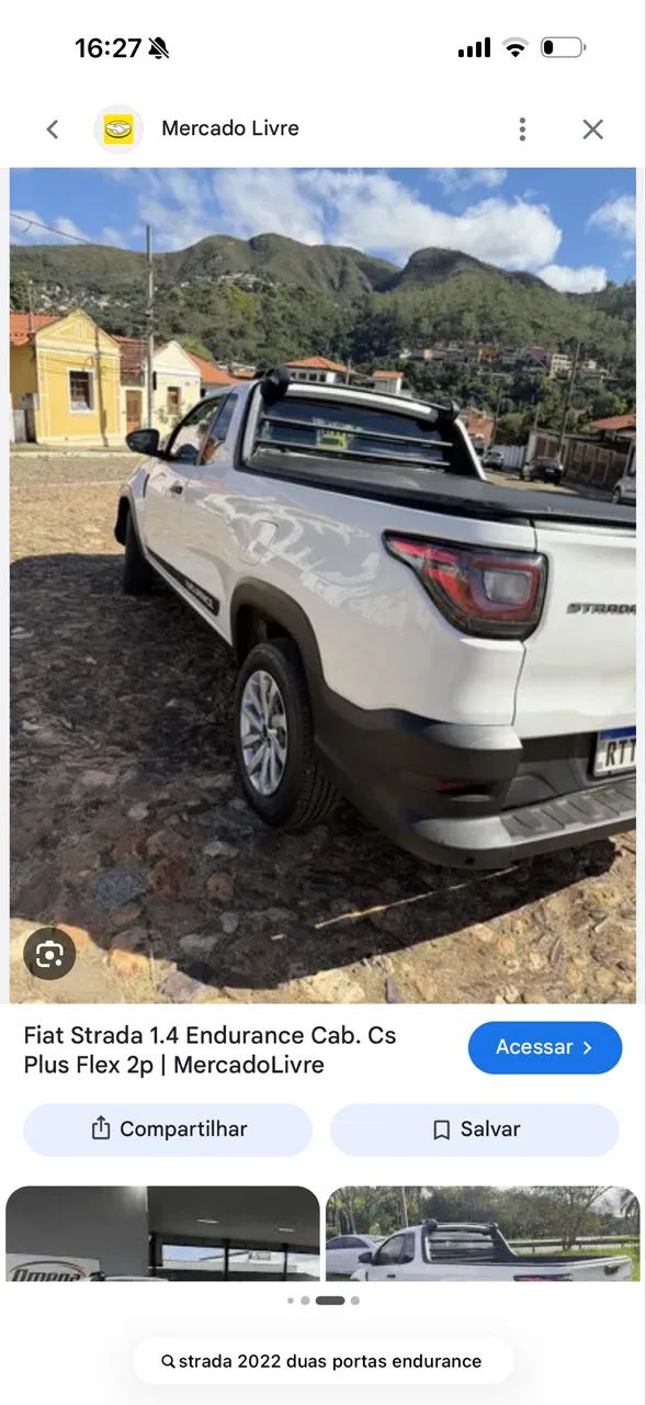 Fiat Strada Endurance 1.4 Flex 8V CS Plus 2022