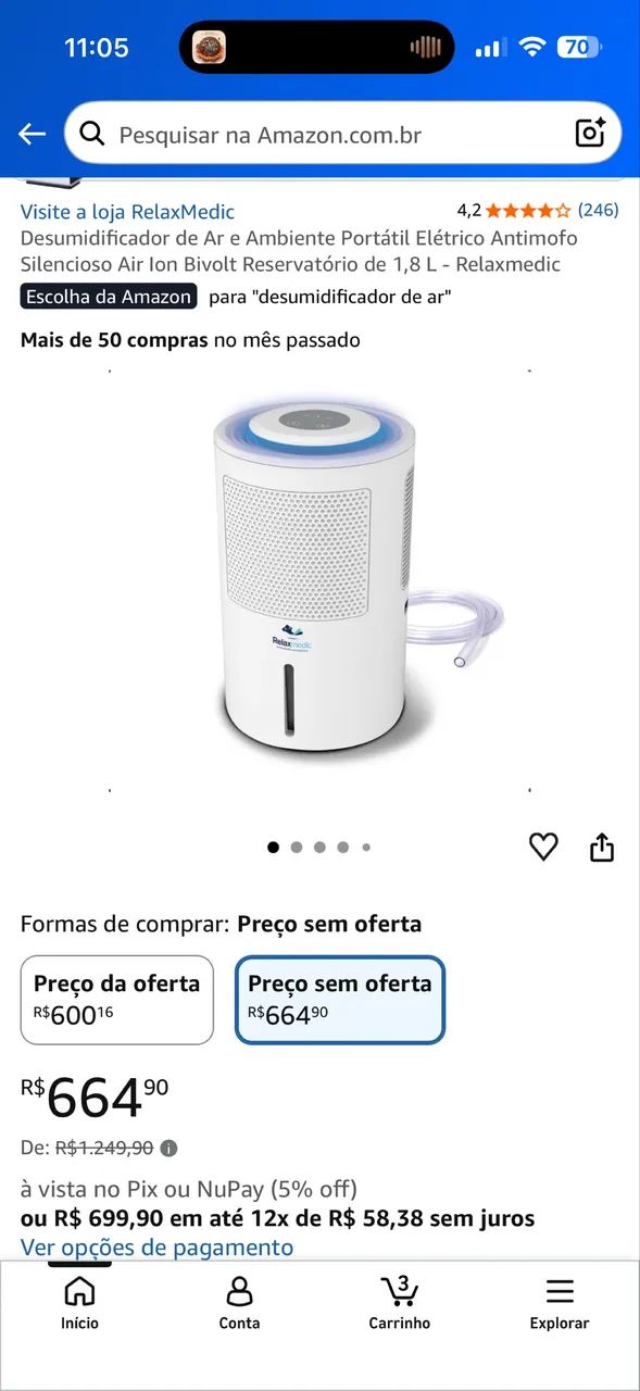 UMIDIFICADOR NOVO - Foto 2