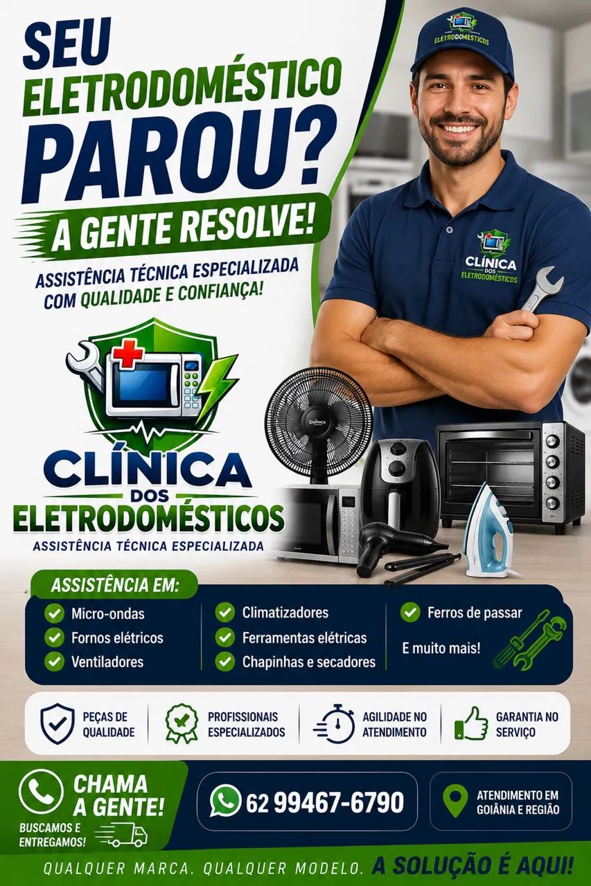 Conserto e reparos de eletrodomésticos e ferramentas elétricas
