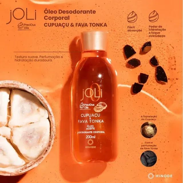 Linha Joli Óleo Desodorante Corporal 200ml  - Foto 4