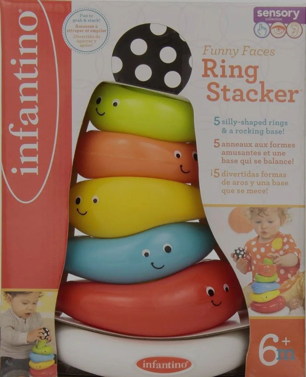 Anéis coloridos Infantino Ring Stacker  - Foto 4