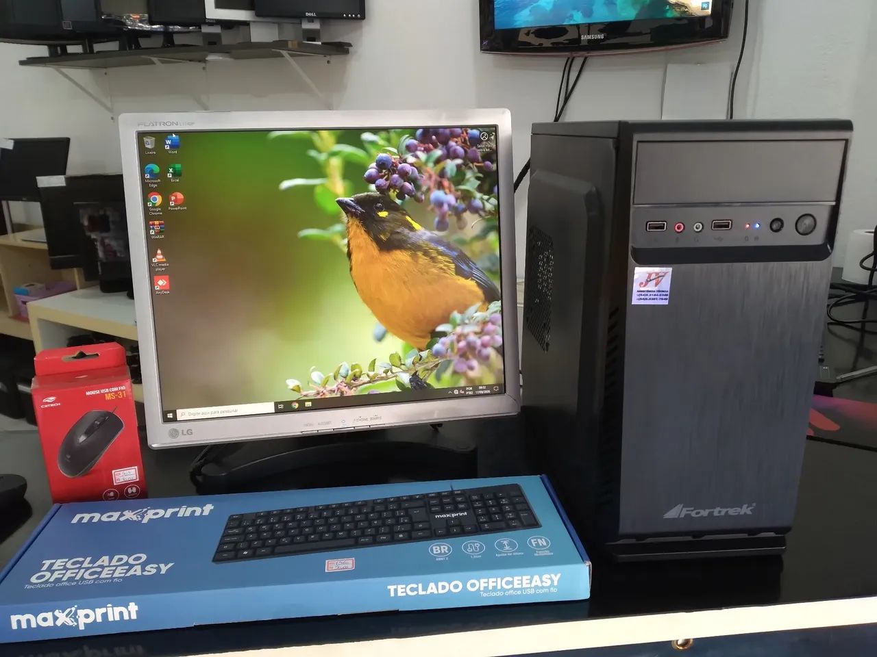 Computador completo i3/8gb/Windows 10/ revisado e com garantia 