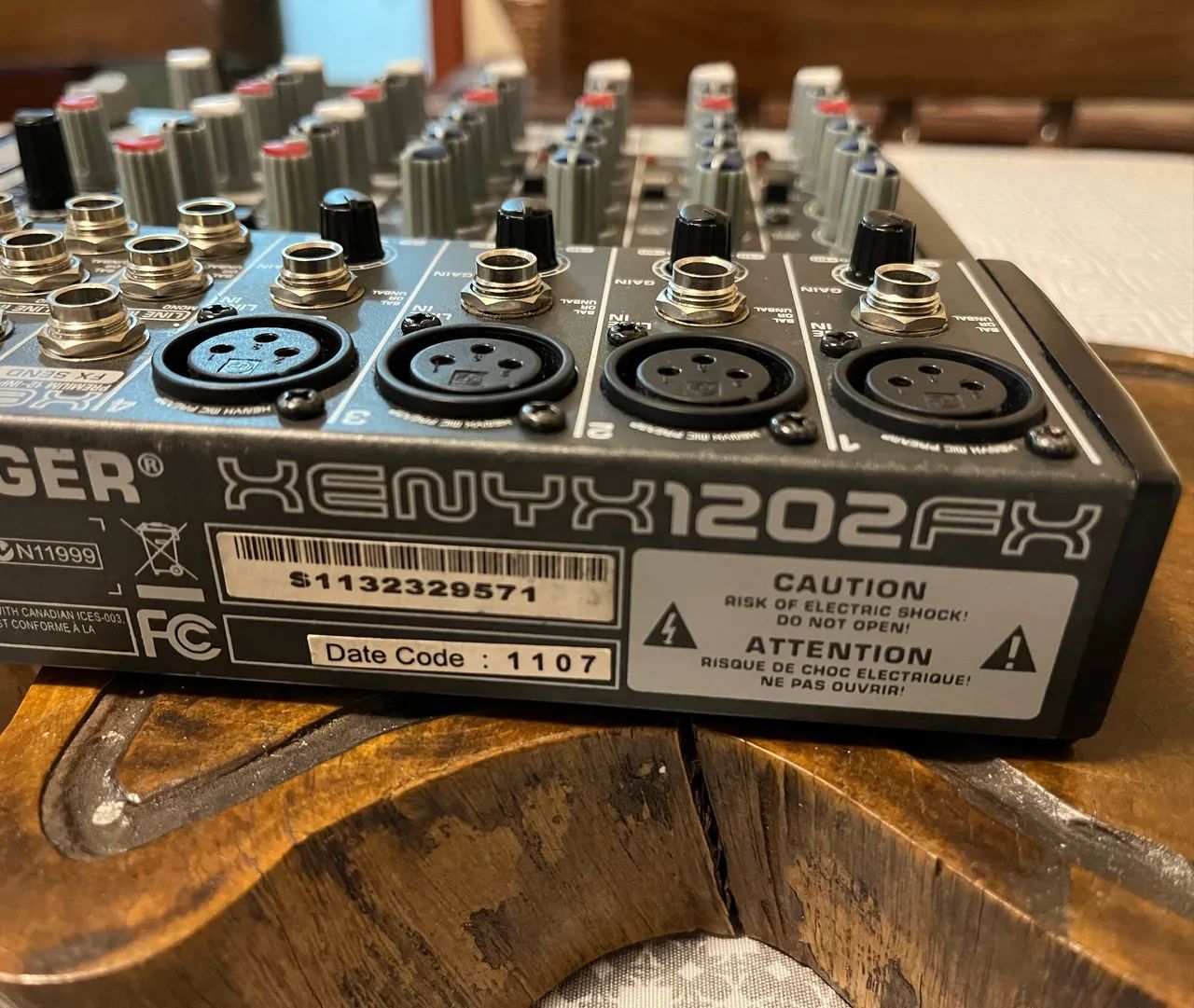 Mesa Behringer Xenyx 1202fx - Foto 4