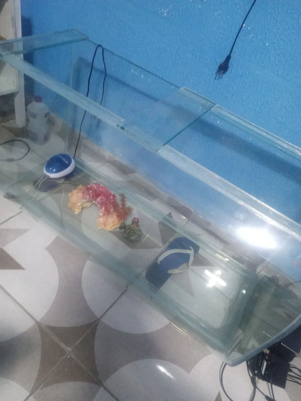 Aquário 1m x50x45 curvo $350