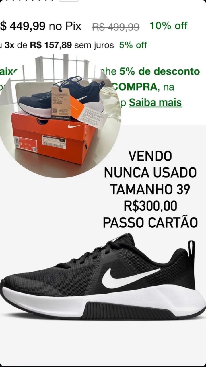 Vende-se tênis Nike MC Trainer 3
